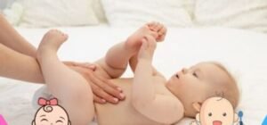 Masajes estreñimiento bebés