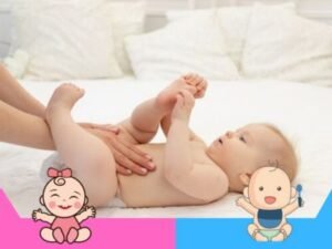 Masajes estreñimiento bebés