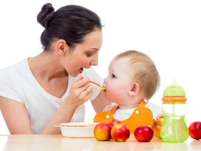 Puré de manzana para bebés
